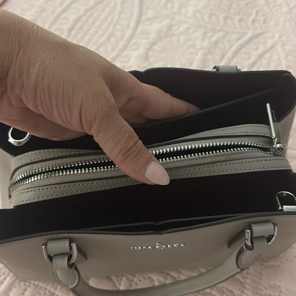 Kate Spade Gray Leather Handbag - Picture 9 of 11